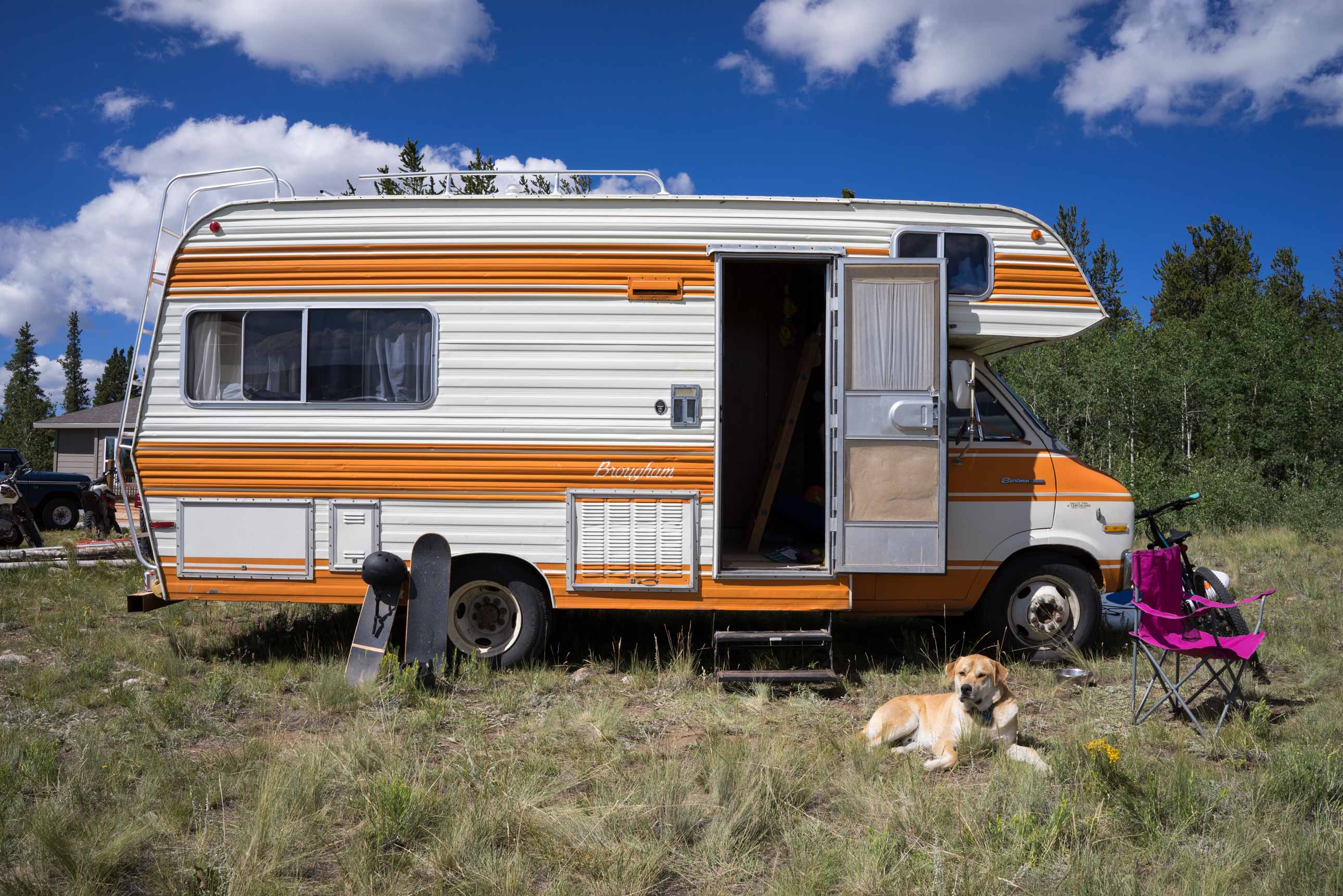 Skate Camper. Fairplay CO 2016. Kathleen Hayes