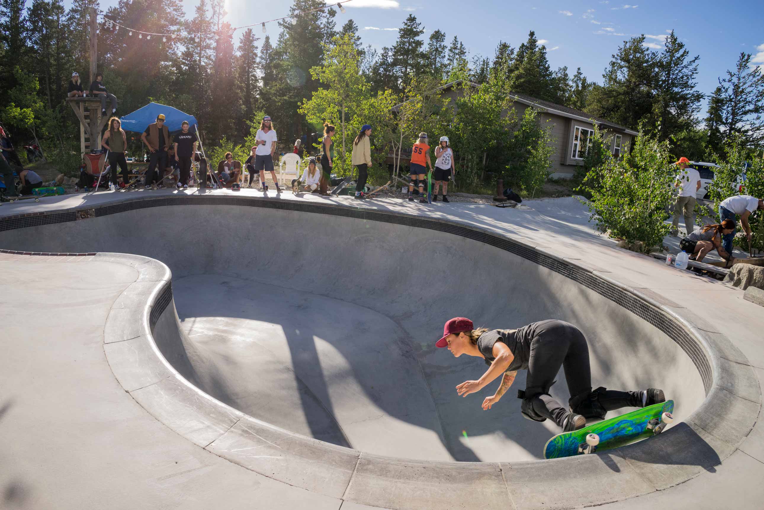 Margaret Cutter, b/s carve grind. Fairplay CO 2016. Kathleen Hayes