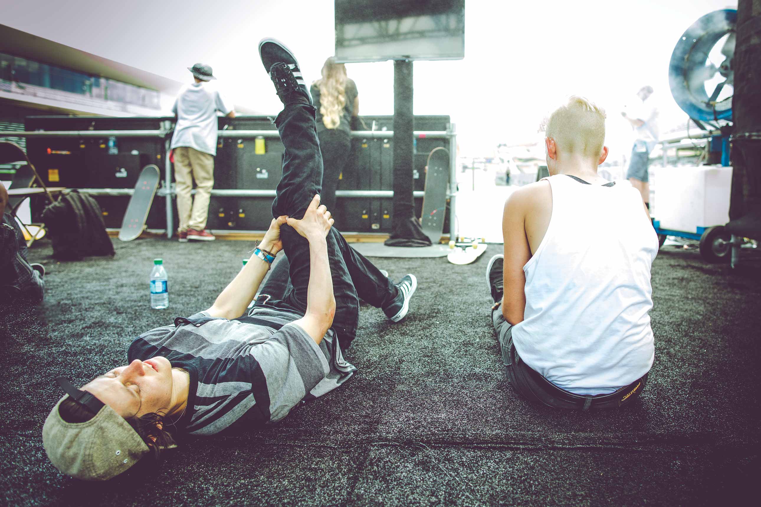 Alexis Sablone & Lacey Baker, X Games 2014. Nam-Chi Van