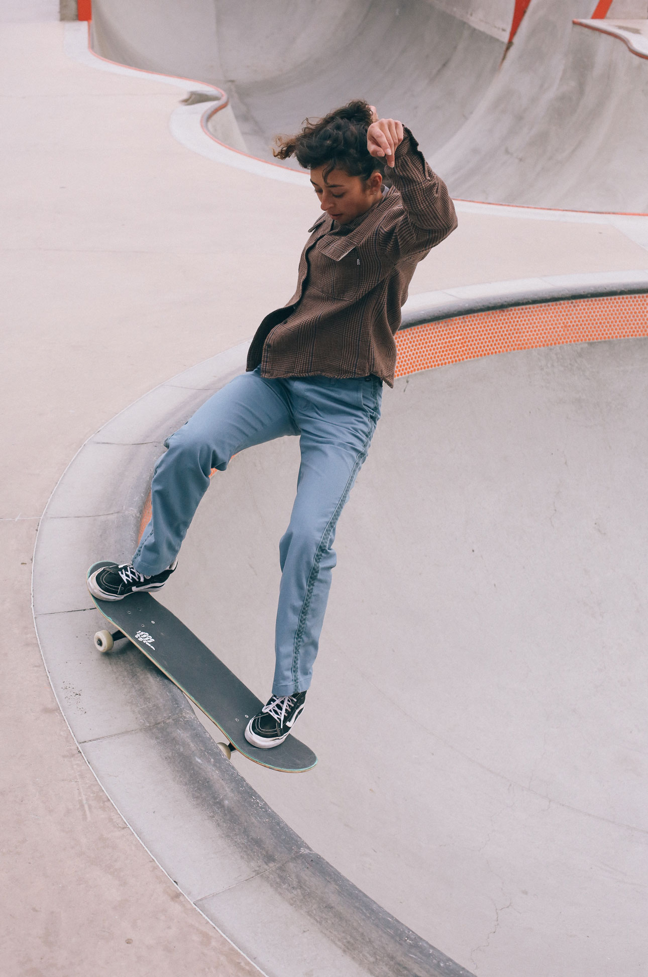 Frontside smith at Linda Vista skatepark