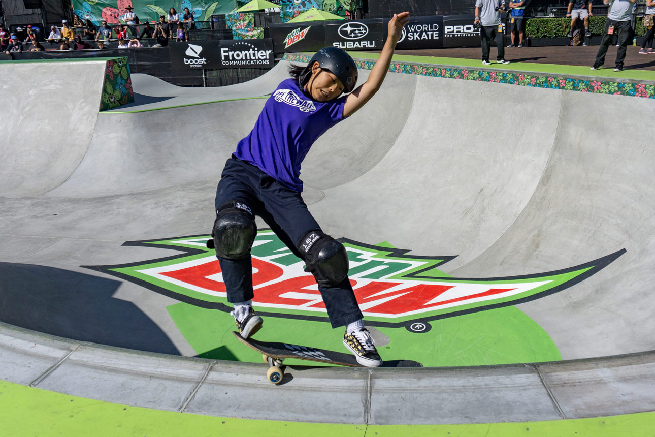 Mami Tezuka at Dew Tour