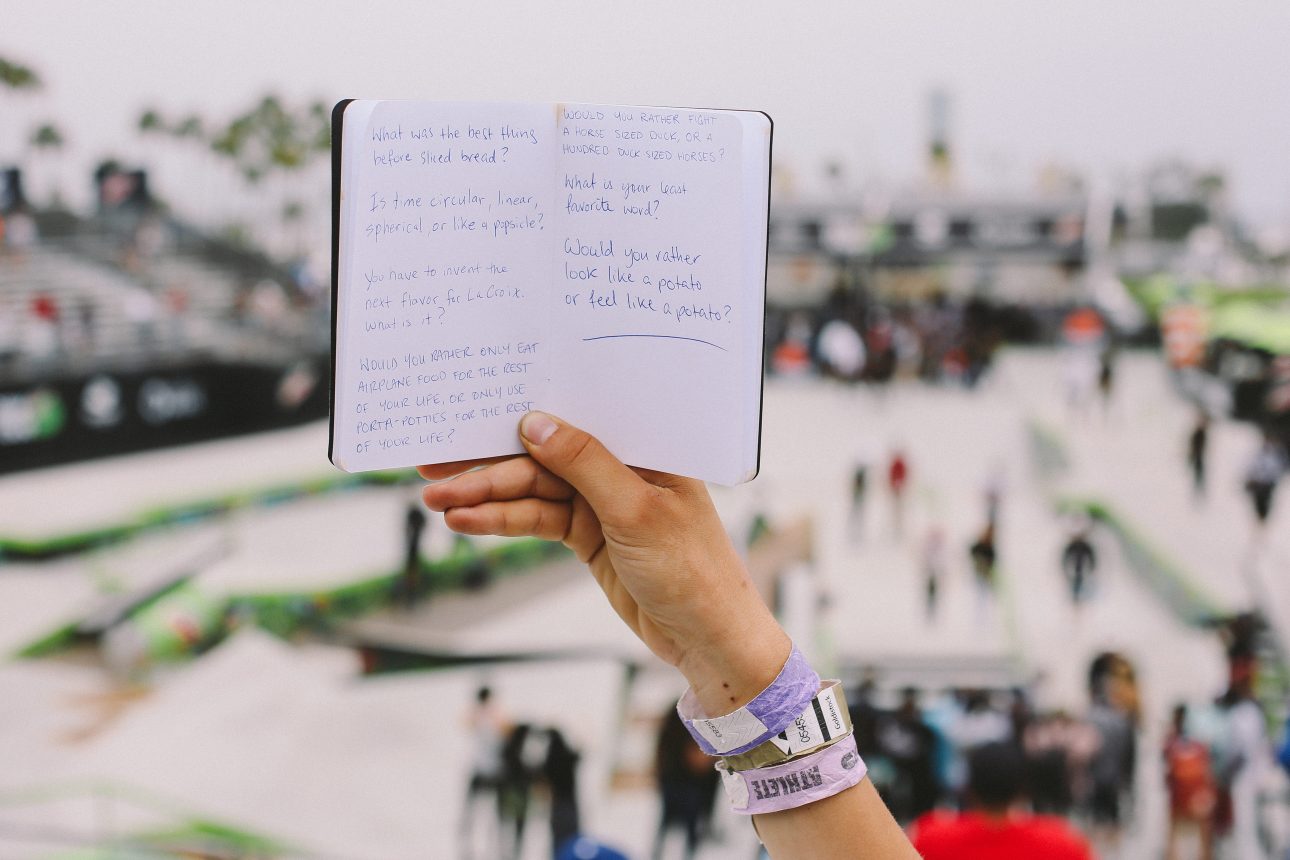 Hard-hitting questions at Dew Tour 2019