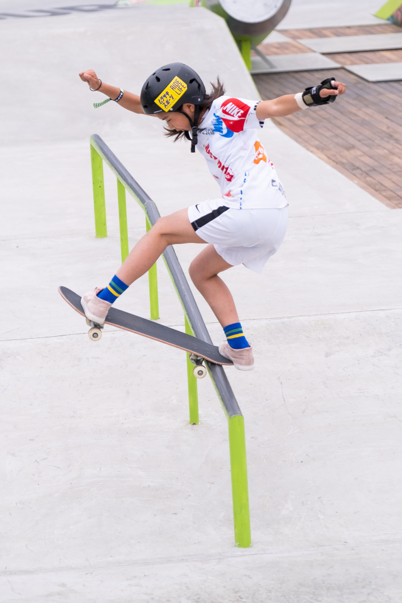 Yumeka Oda, blunt slide at Dew Tour. Photo: Zorah Olivia