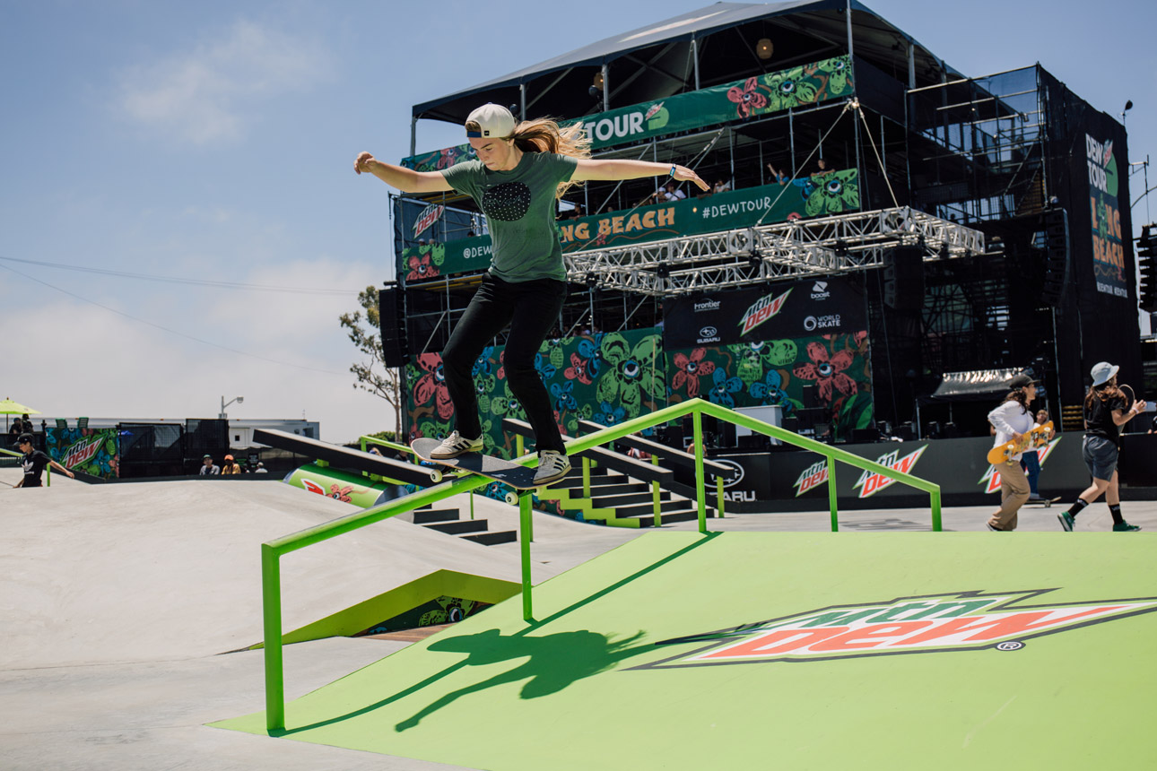 Meagan Guy at Dew Tour