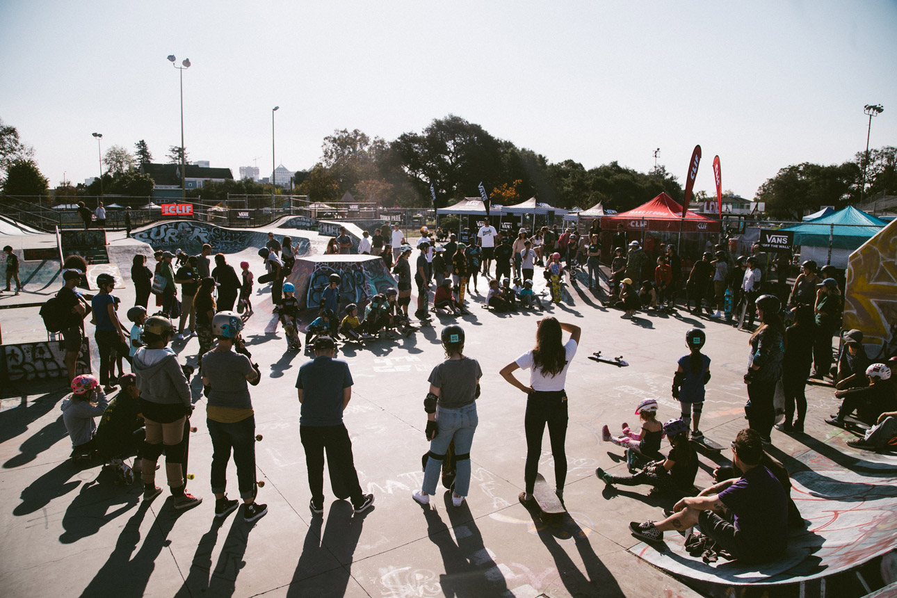 Skate Like A Girl's Bay Jam skate clinic