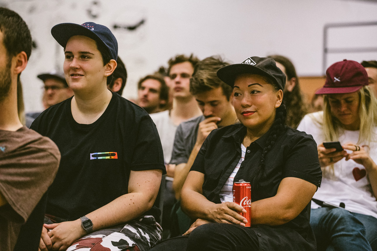 Emanuele Barbier and Indigo Willing at Pushing Boarders