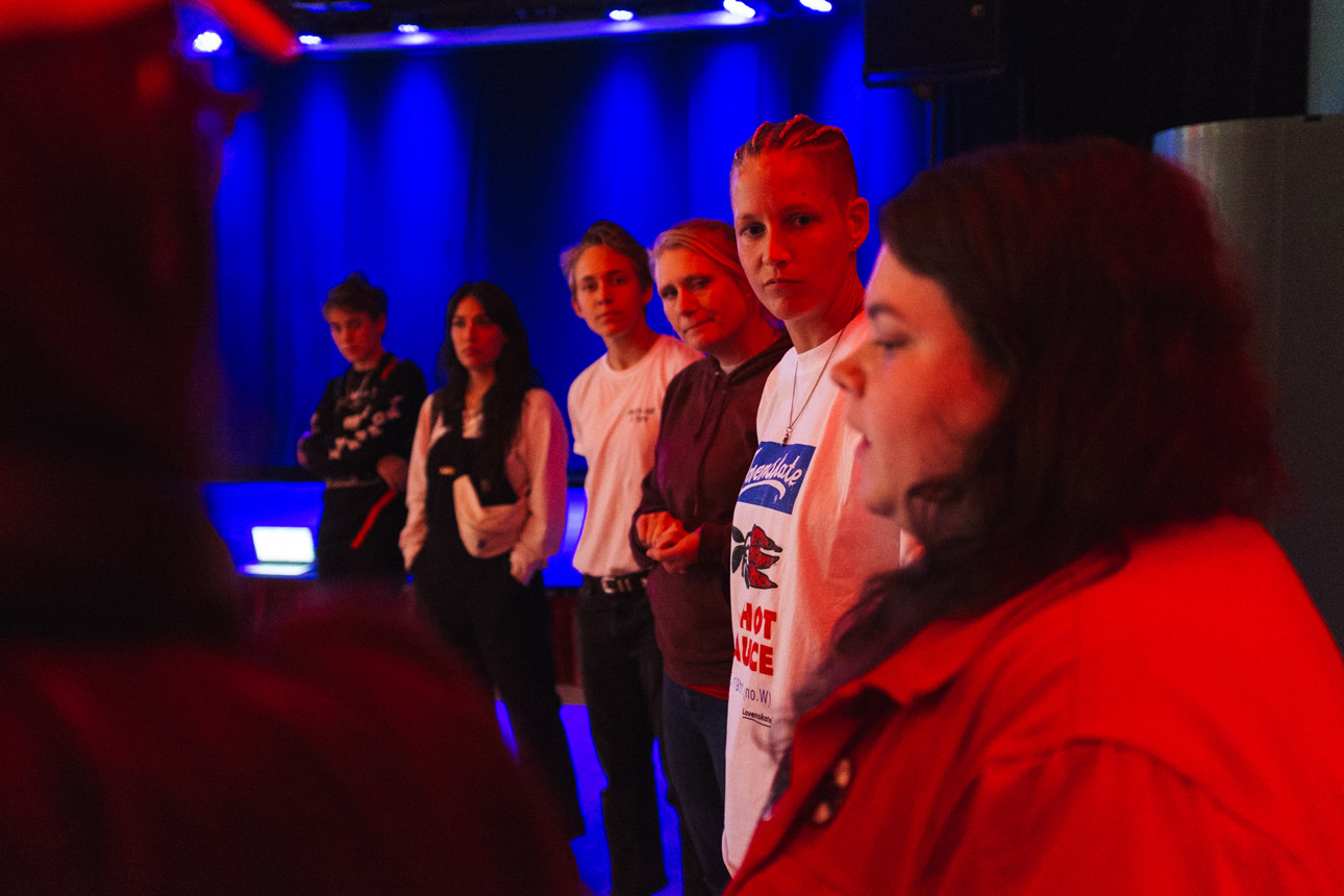 Lucy Adams at Pushing Boarders