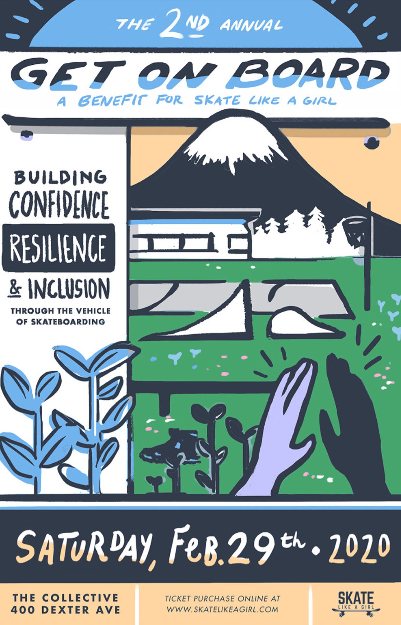 Skate Like A Girl's Get On Board fundraiser