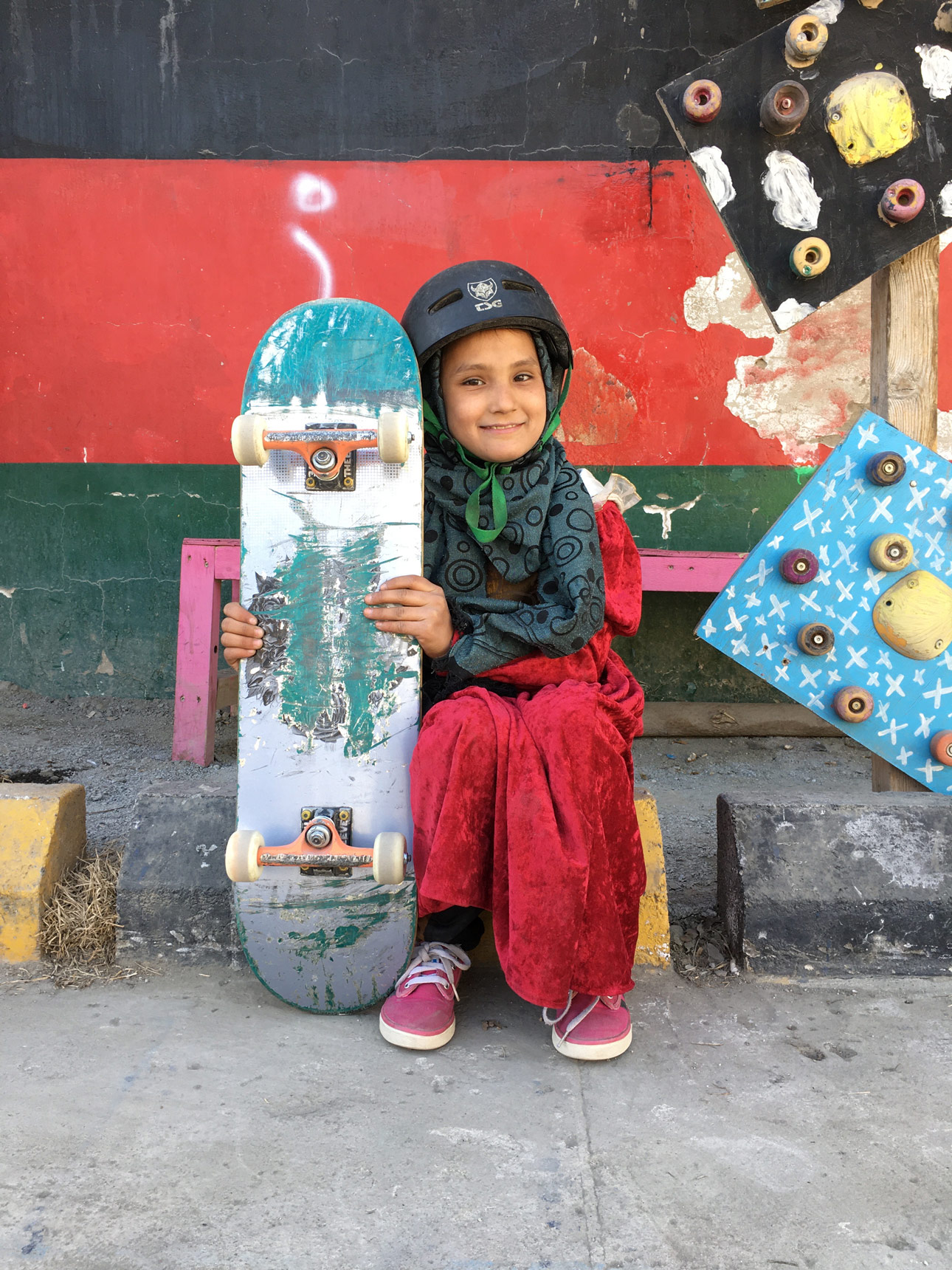 Laiqa will shortly graduate from Skateistan's Back-to-School program.