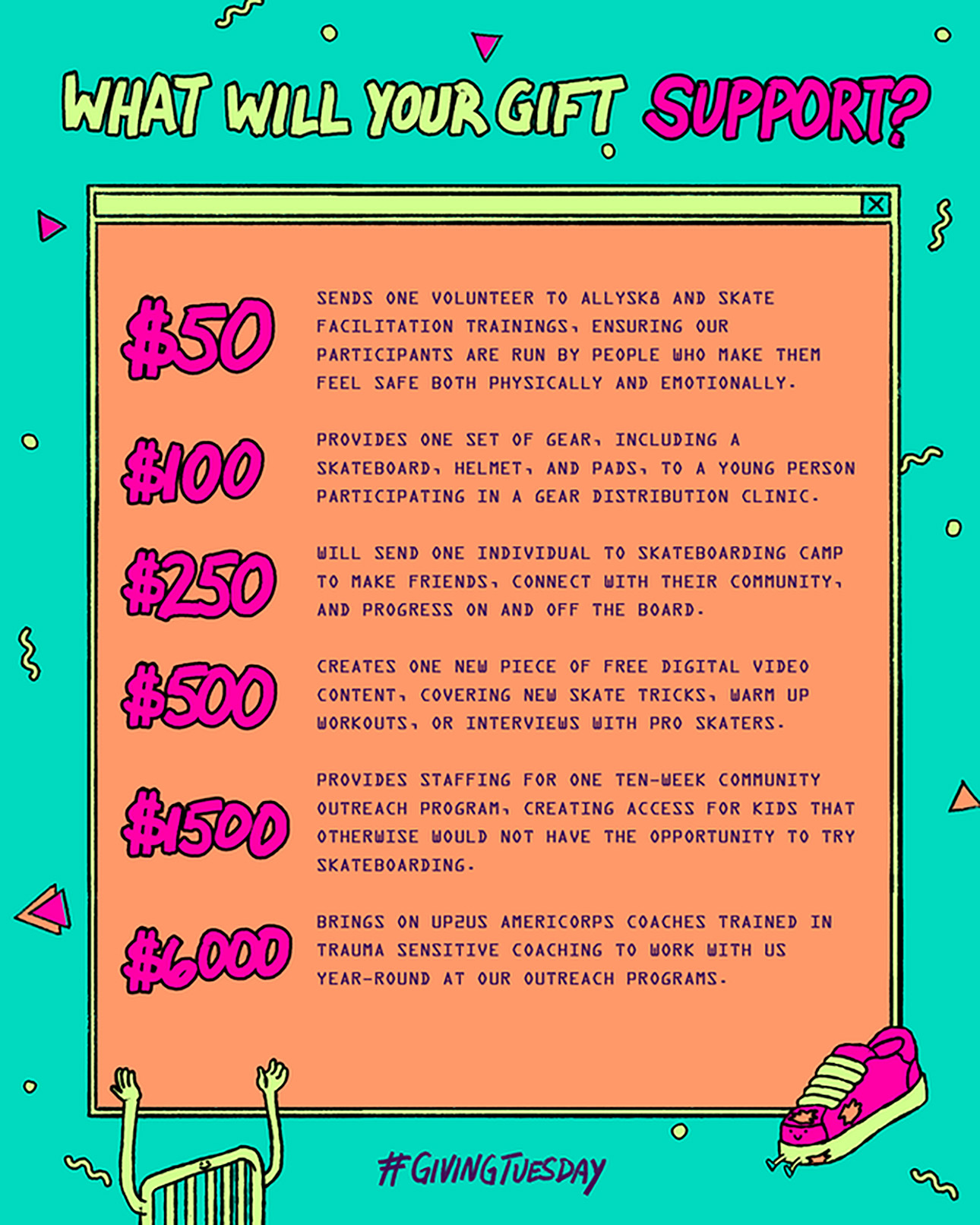 Support Skate Like a Girl on Giving Tuesday