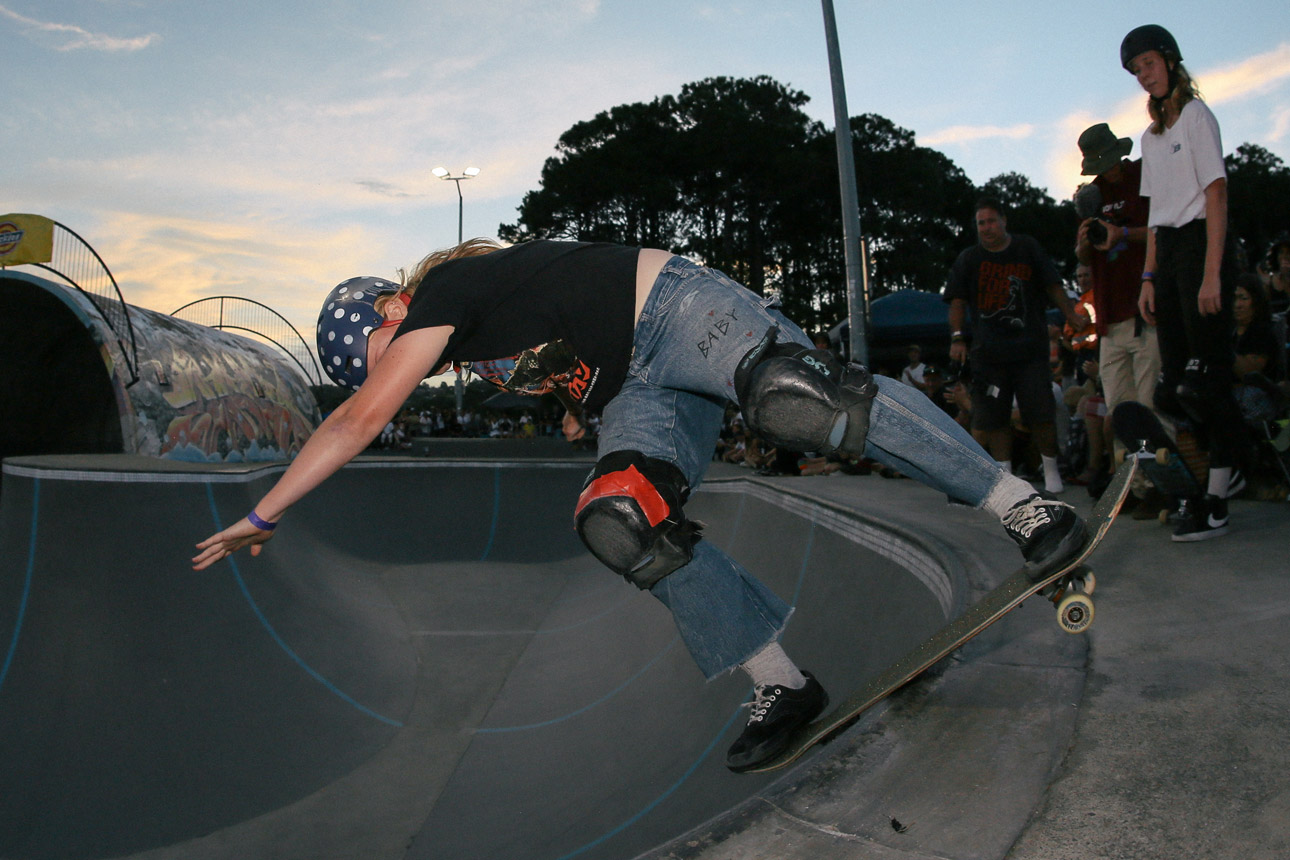 Poppy Olsen, rock and roll at BOWLZILLA Gold Coast 2021. Photo: Sarah Huston
