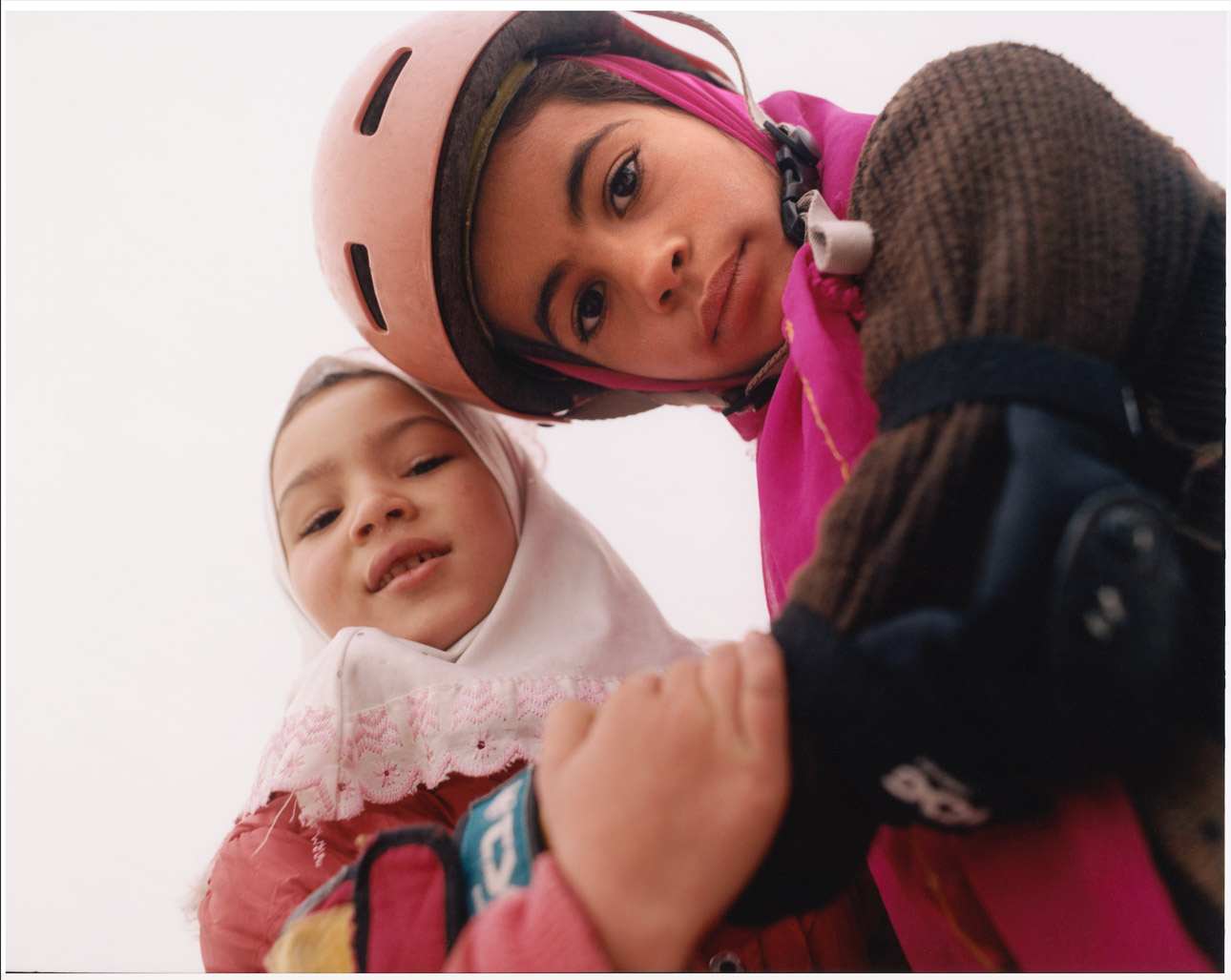 Girls at Skateistan Mazar-e-Sharif by Juliette Cassidy
