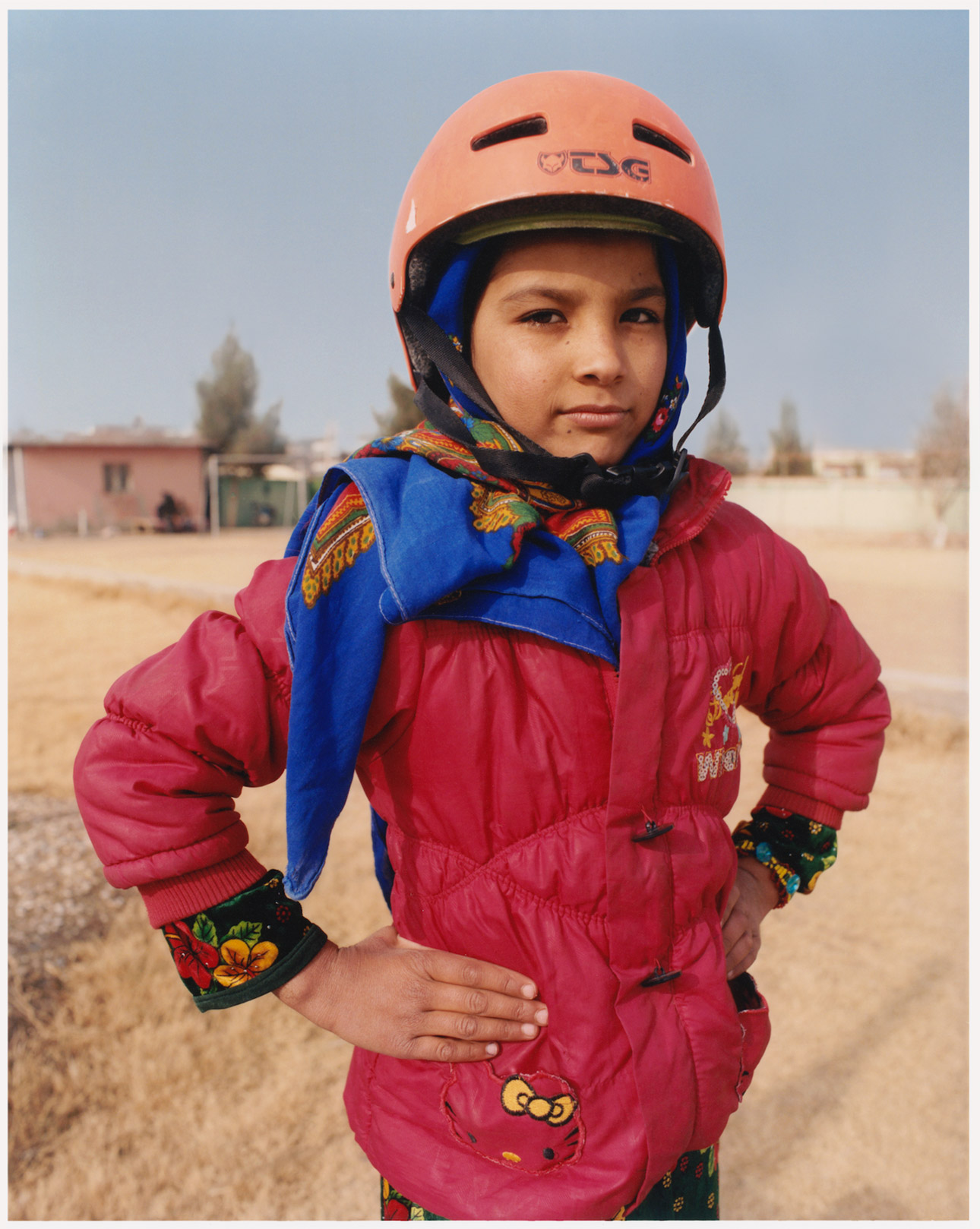 Girls at Skateistan Mazar-e-Sharif by Juliette Cassidy