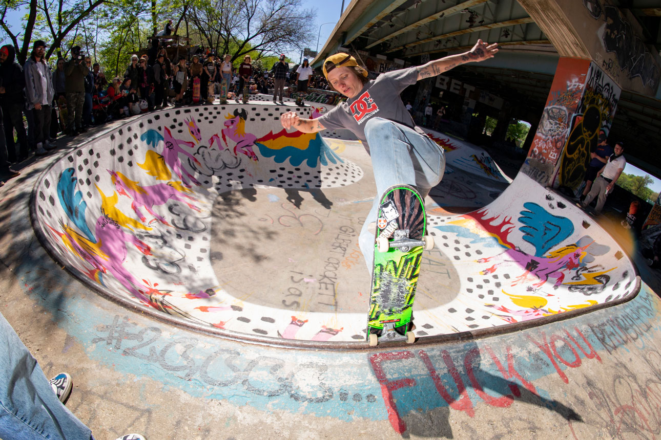 Celina, blunt to fakie at FDR