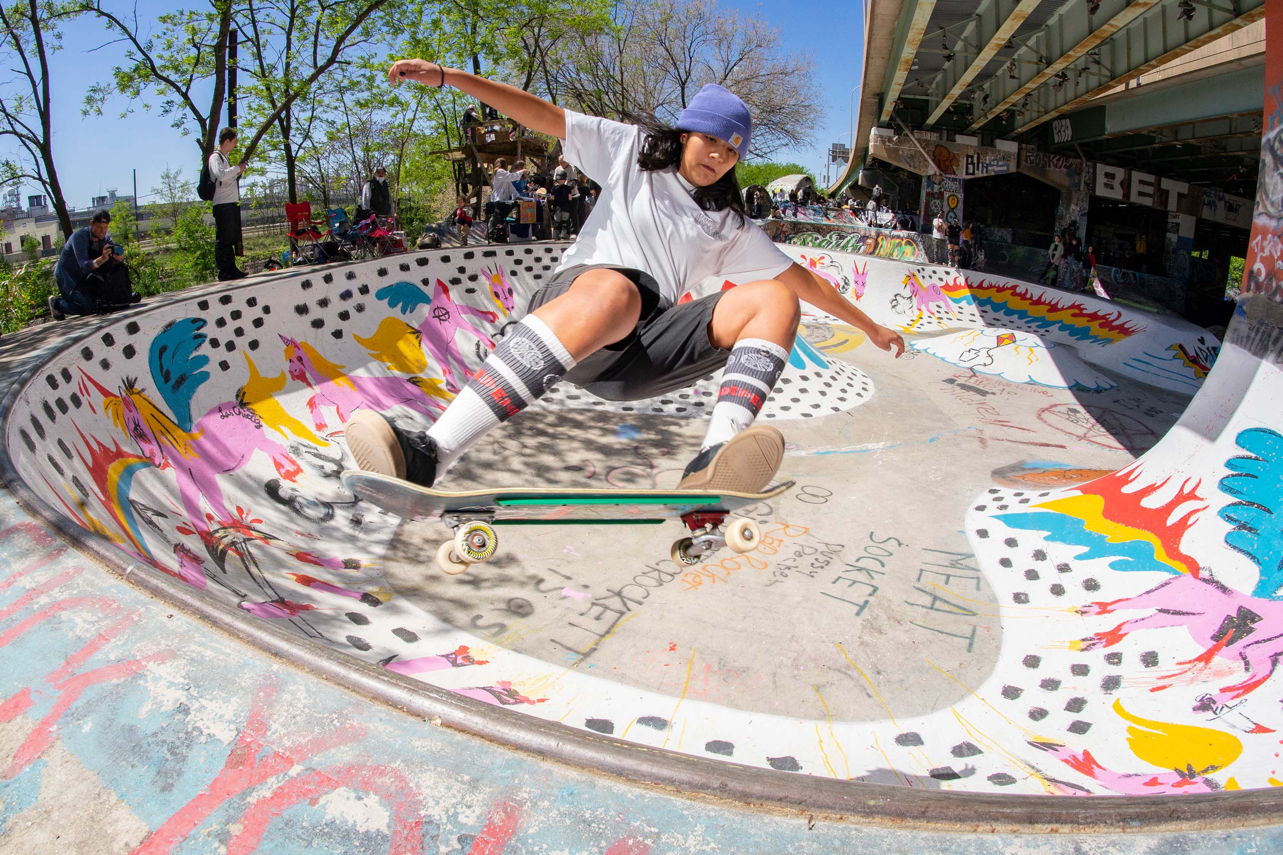 Nina, f/s ollie at FDR