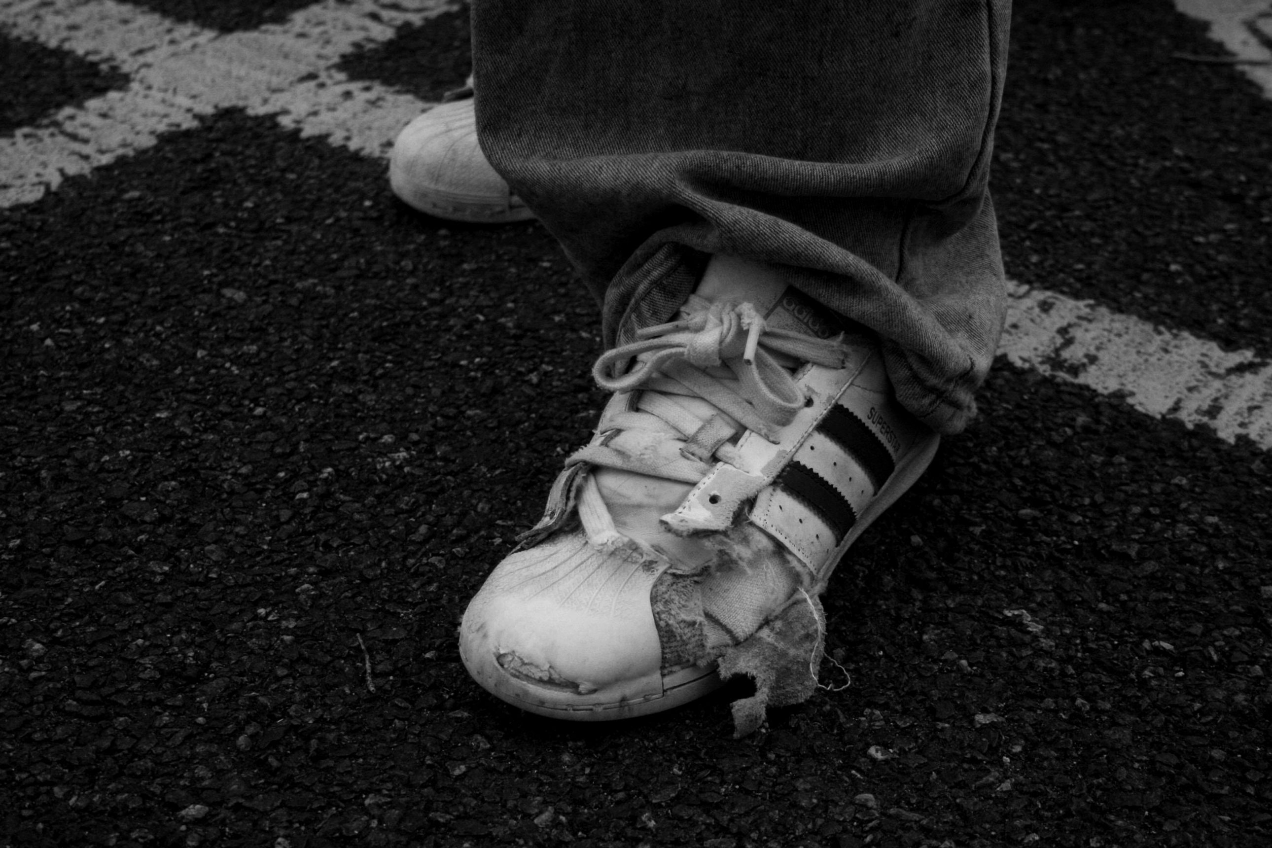 Poppy's shoe. Photo: Samantha Bache