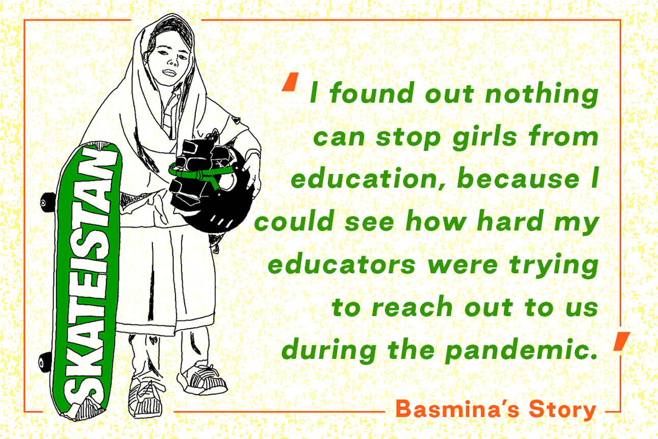 Skateistan student, Basmina, is Back on Board
