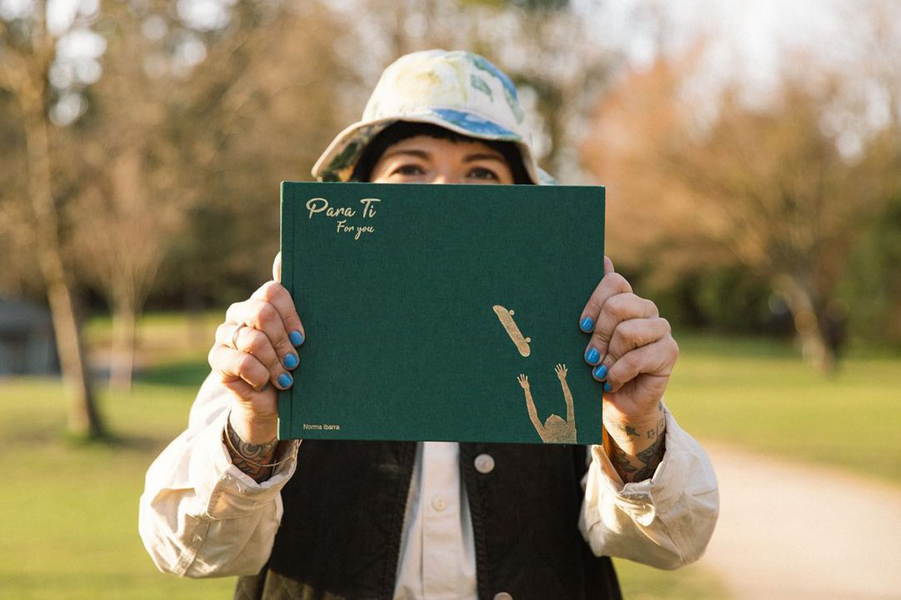 Norma Ibarra releases her first ever skate photo book "Para Ti".