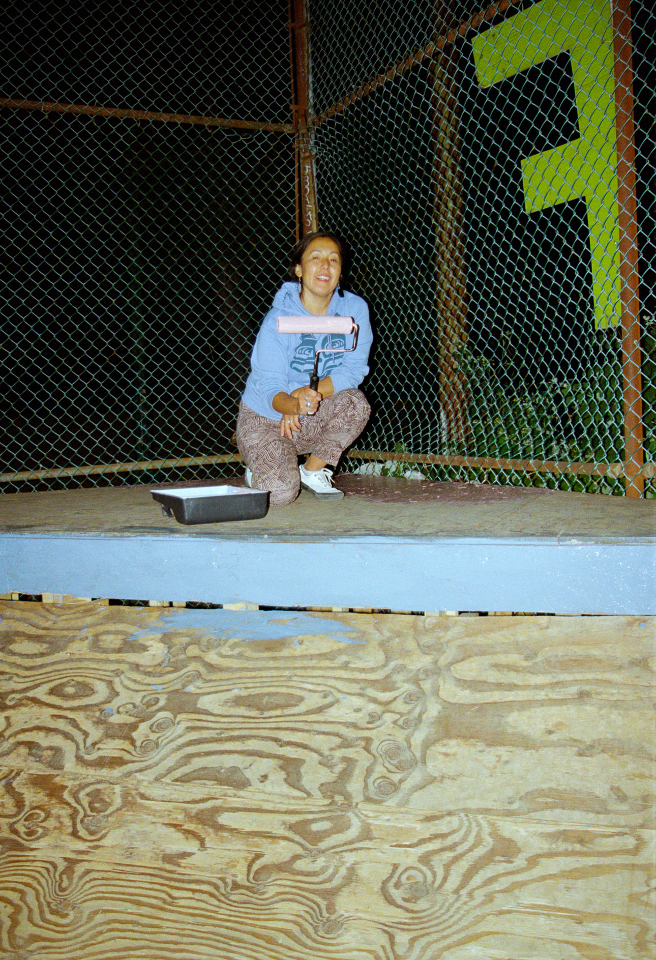 DIY action at Britannia Courts for the 6th annual Stop, Drop and Roll. Photo: Jess Sung