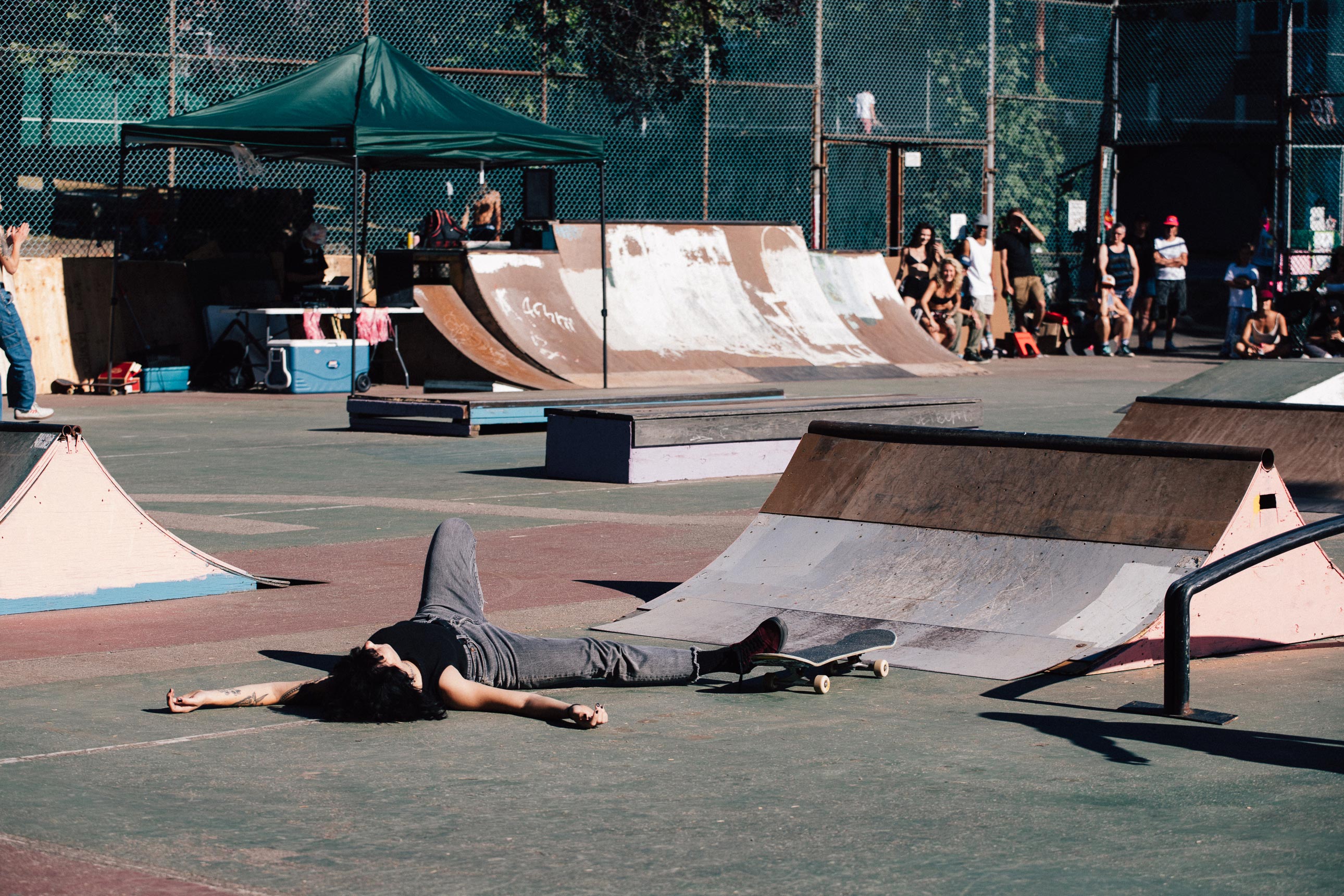 The 6th annual Stop, Drop and Roll. Photo: Norma Ibarra