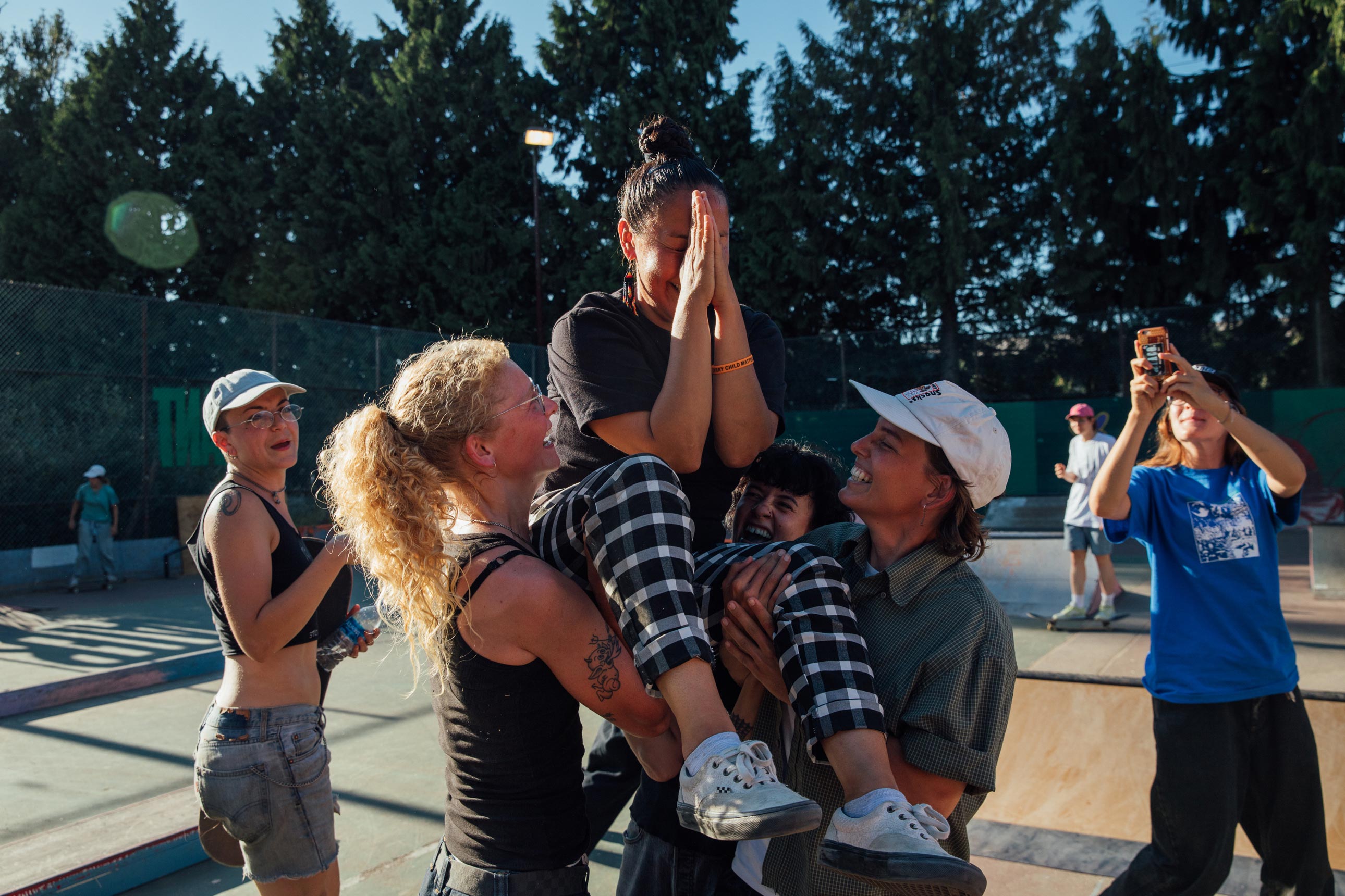 Rosie Archie at the 6th annual Stop, Drop and Roll. Photo: Norma Ibarra