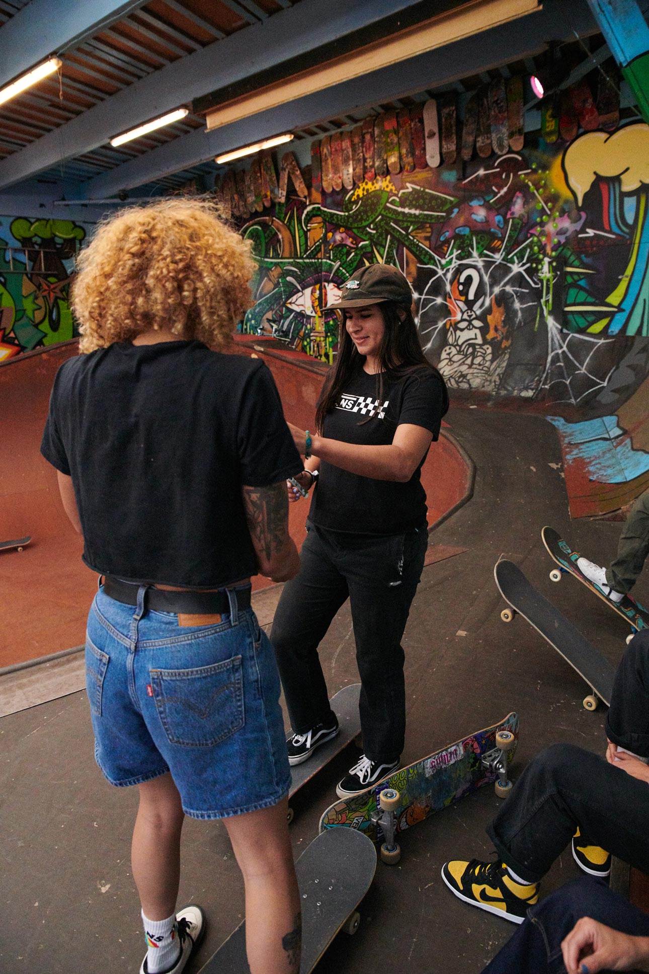 Dayana Young and Fabiana Delfino at Copenhagen Open 2021. Photo: Linnea Bullion