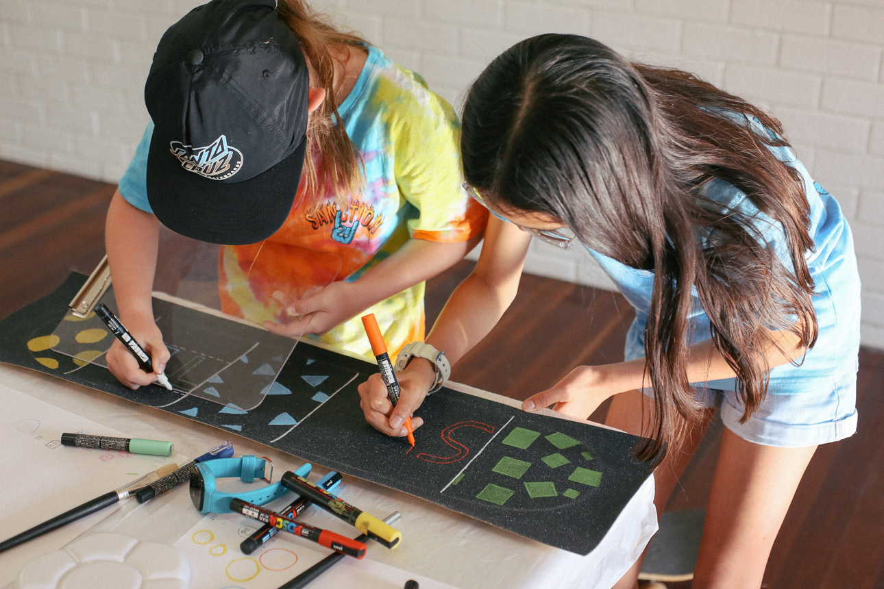 Yeah Girl Grip Tape Art Workshop