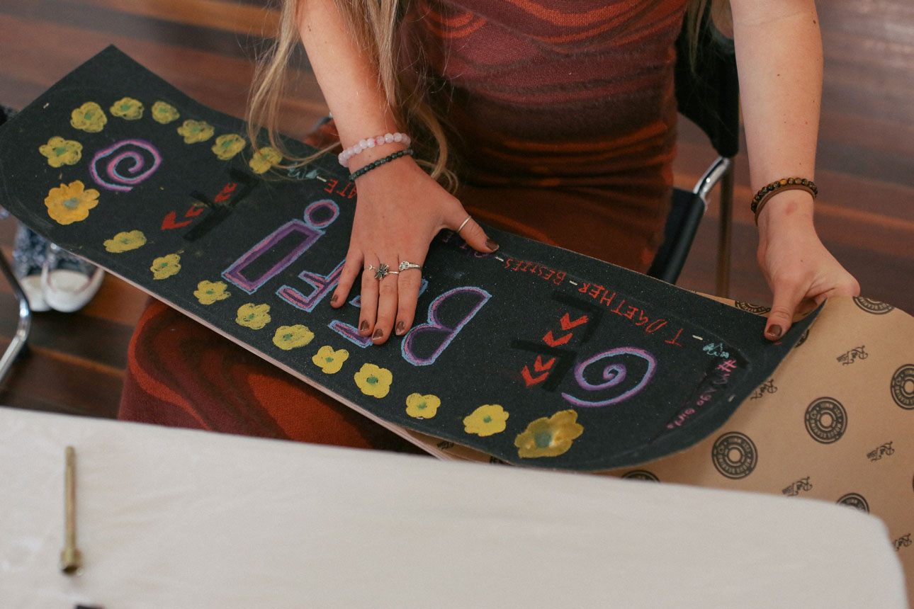 Yeah Girl Grip Tape Art Workshop