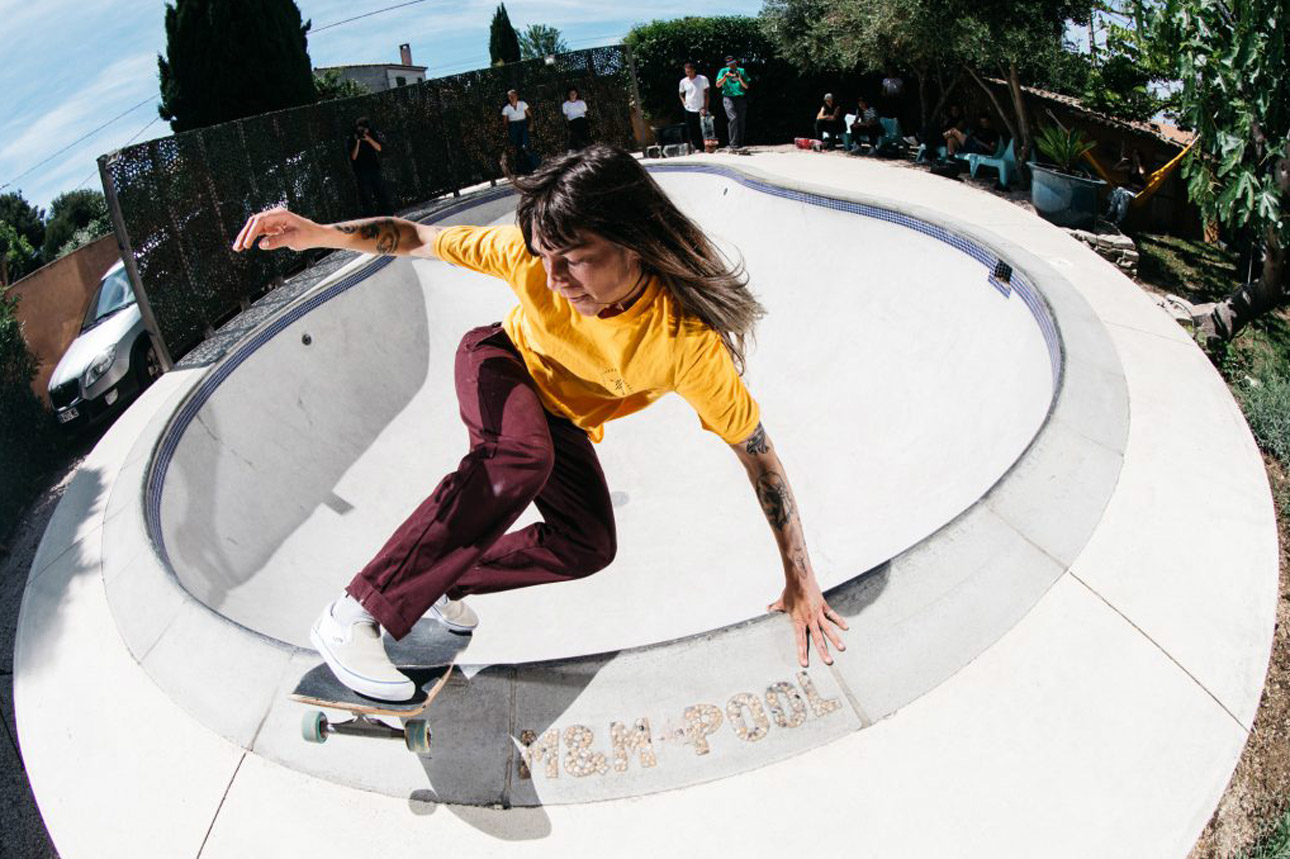 Chloé Bernard, layback rock-n-roll. Photo: Clément Le Gall for Vans Europe Presents: Synthesize Me