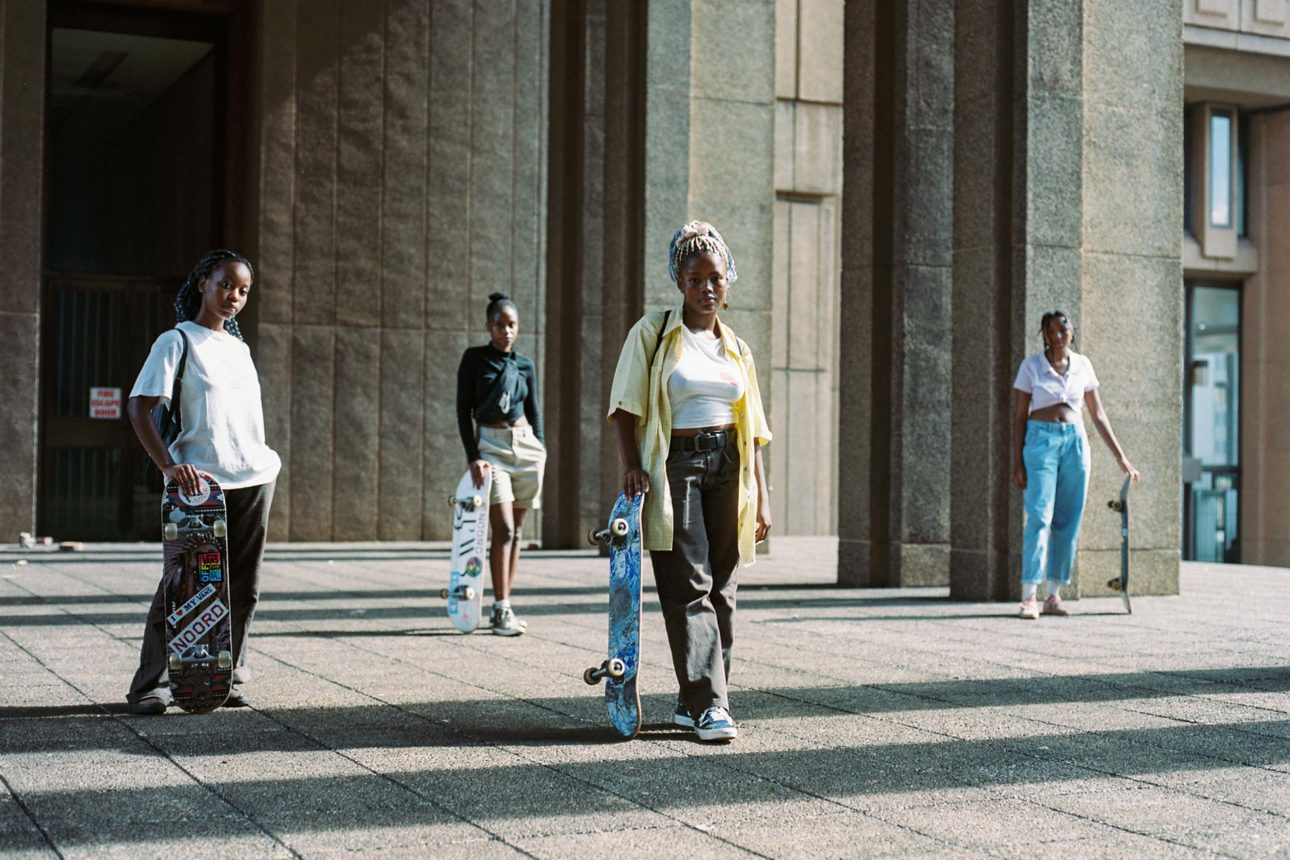 Naledi, Melanie, Thato and Amahle of Island Gals. Photo: Karabo Mooki