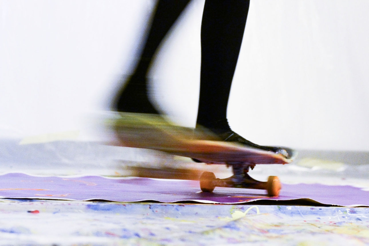 Italian artist, Ileana, explores space and identity through skateboarding