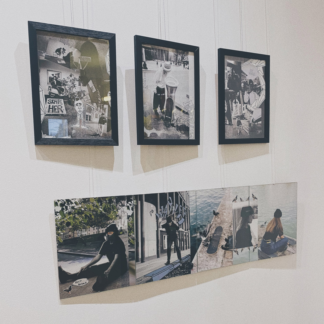 Manon Piven Verkade photos & collage, Mag de Zine launch party 2022