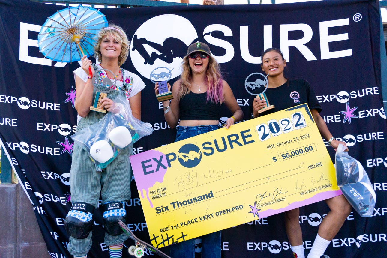 Open Vert Podium at Exposure 2022